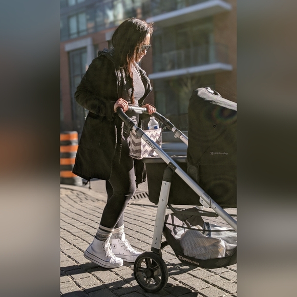 Thyme double layer maternity jacket with extension - Picture 1 of 8